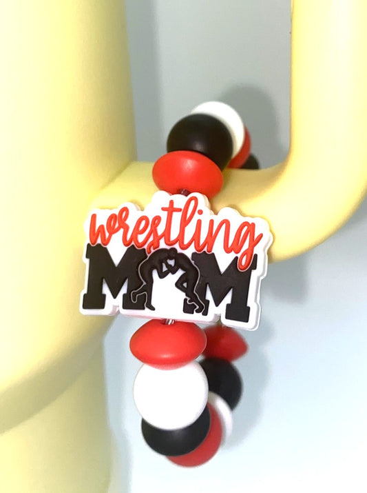 Wrestling Mom Stanley Tumbler Cup Handle Charm