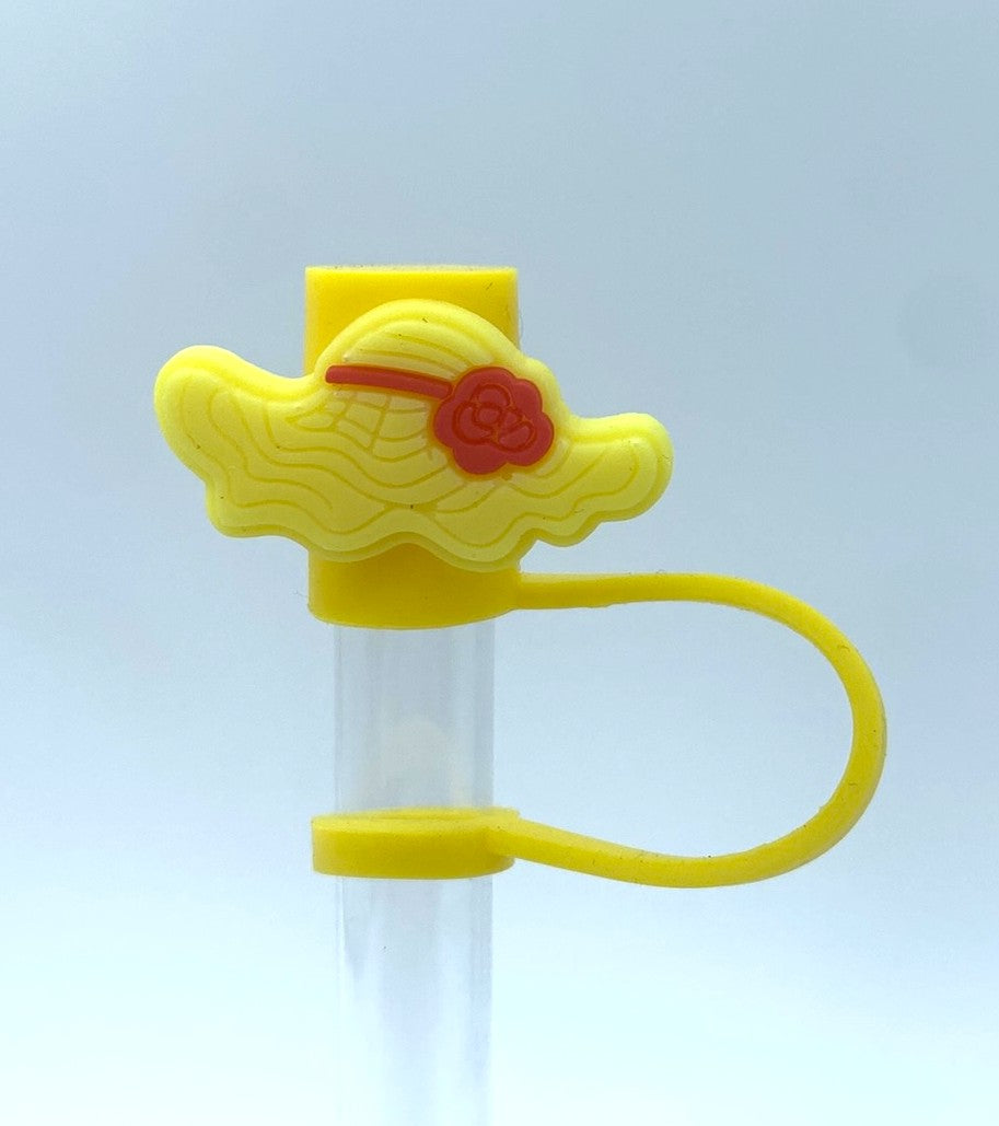Yellow Straw Hat Summer Straw Topper