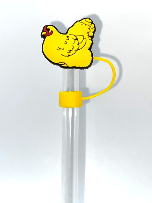 Yellow Chicken Farm Straw Topper