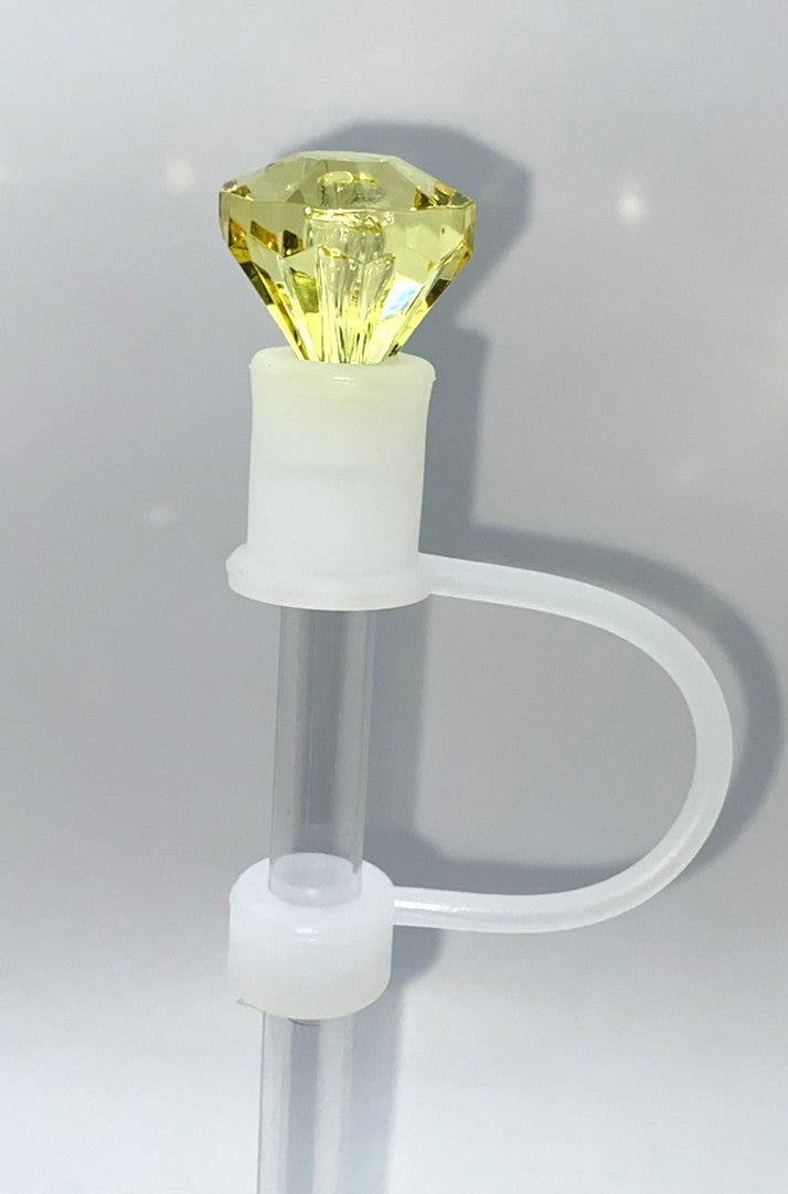 Gold Diamond Straw Topper