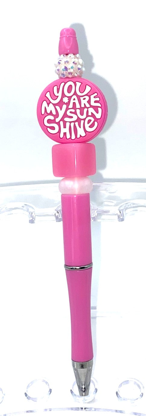 You Are My Sunshine Beaded Pen
