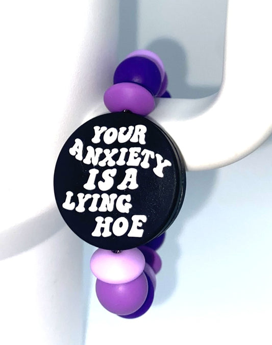 Your Anxiety Is A Lying Hoe Stanley Tumbler Cup Handle Charm