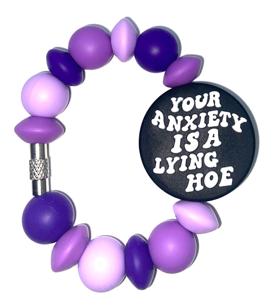 Your Anxiety Is A Lying Hoe Stanley Tumbler Cup Handle Charm