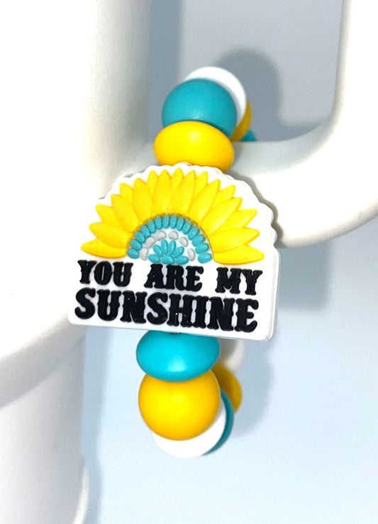 You Are My Sunshine Sunflower Stanley Tumbler Cup Handle Charm