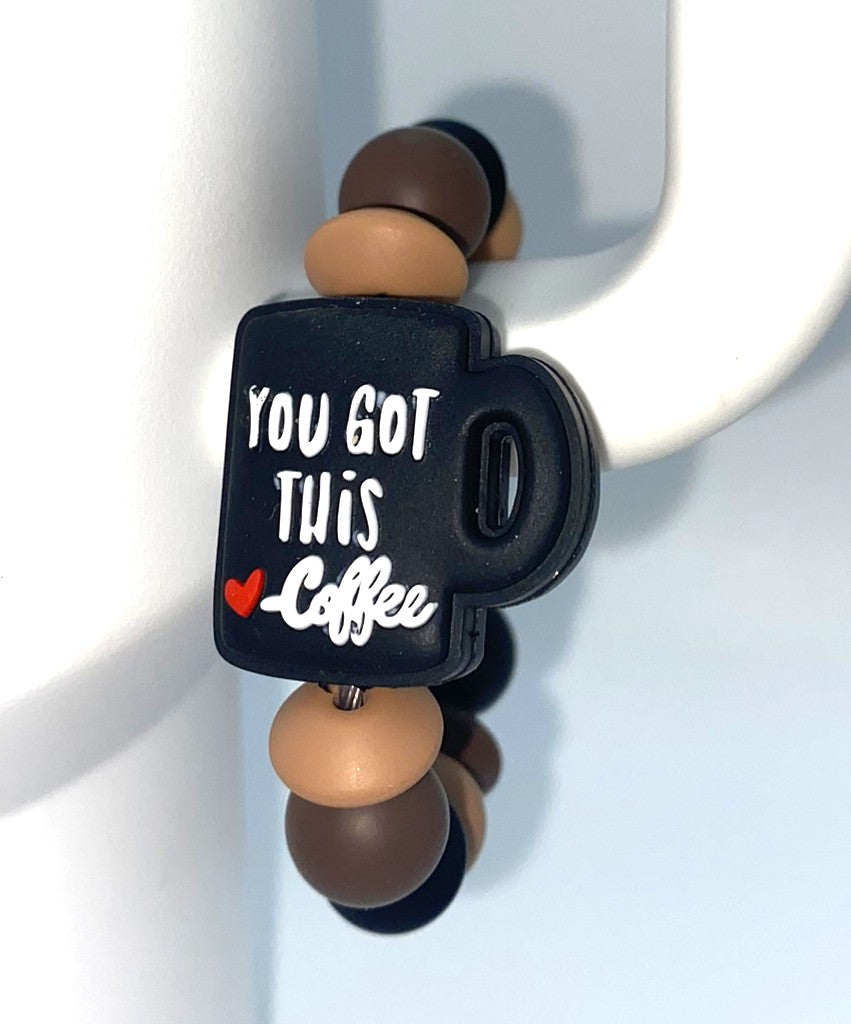 You Got This Coffee Mug Black Stanley Tumbler Cup Handle Charm