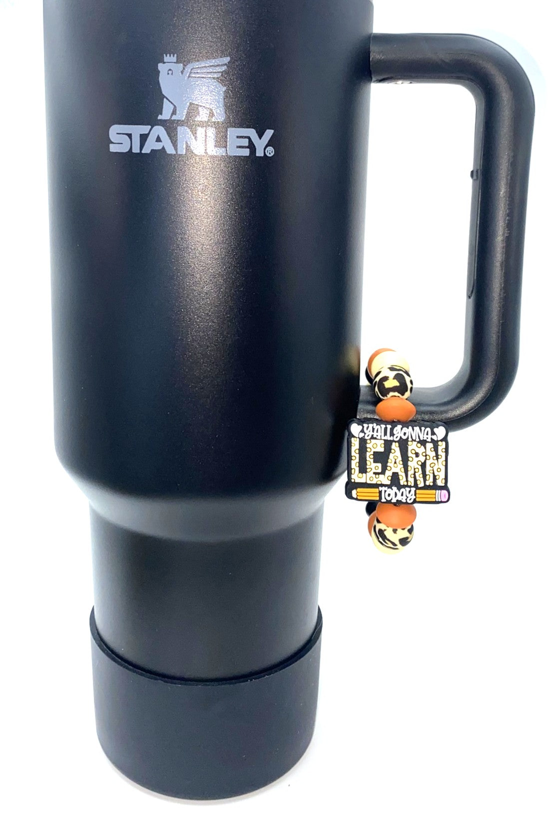 Y'all Gonna Learn Today Leopard Teacher Stanley Tumbler Cup Handle Charm