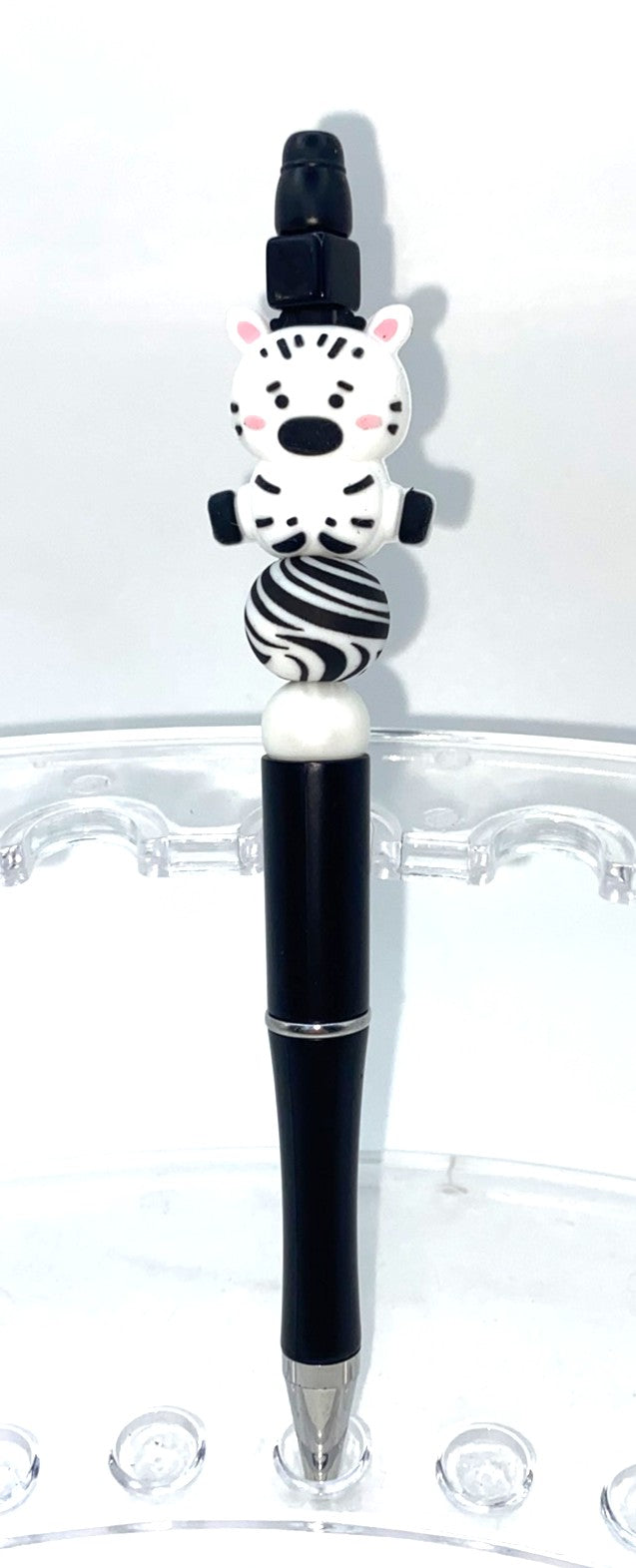 Zebra 3D Beaded Pen
