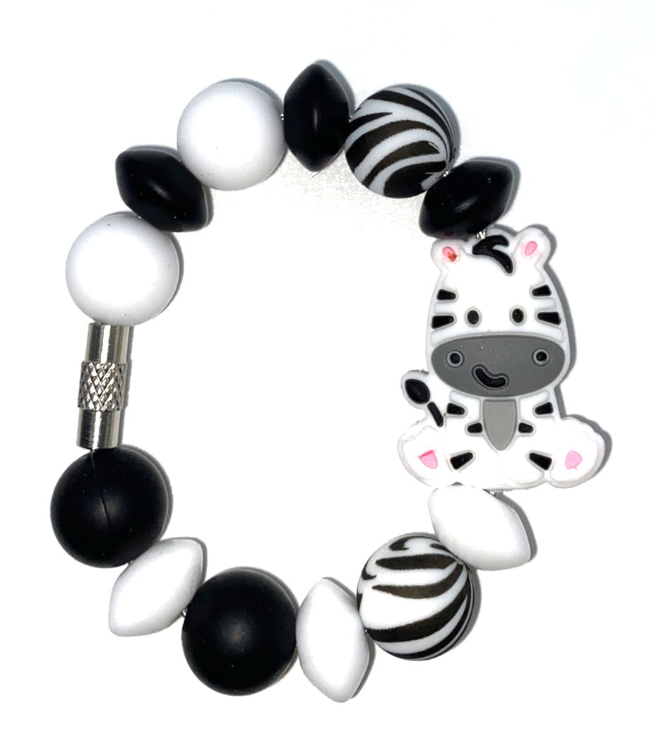 Cute Zebra Baby Stanley Tumbler Cup Handle Charm