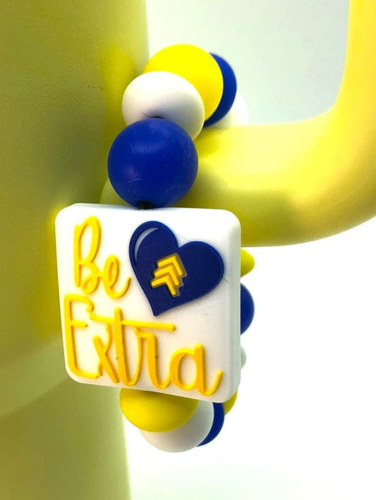 Be Extra Down Syndrome Awareness Stanley Tumbler Cup Handle Charm - Plum Branch Creations