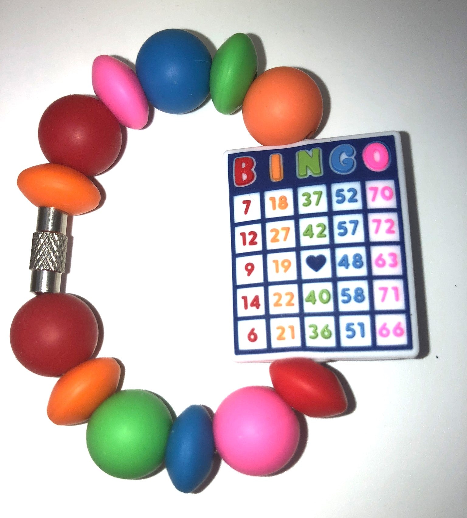 Bingo Card Stanley Tumbler Cup Handle Charm - Plum Branch Creations