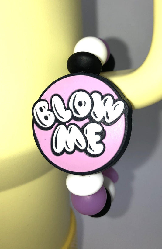 Blow Me Blow Pop Lollipop Stanley Tumbler Cup Handle Charm - Plum Branch Creations