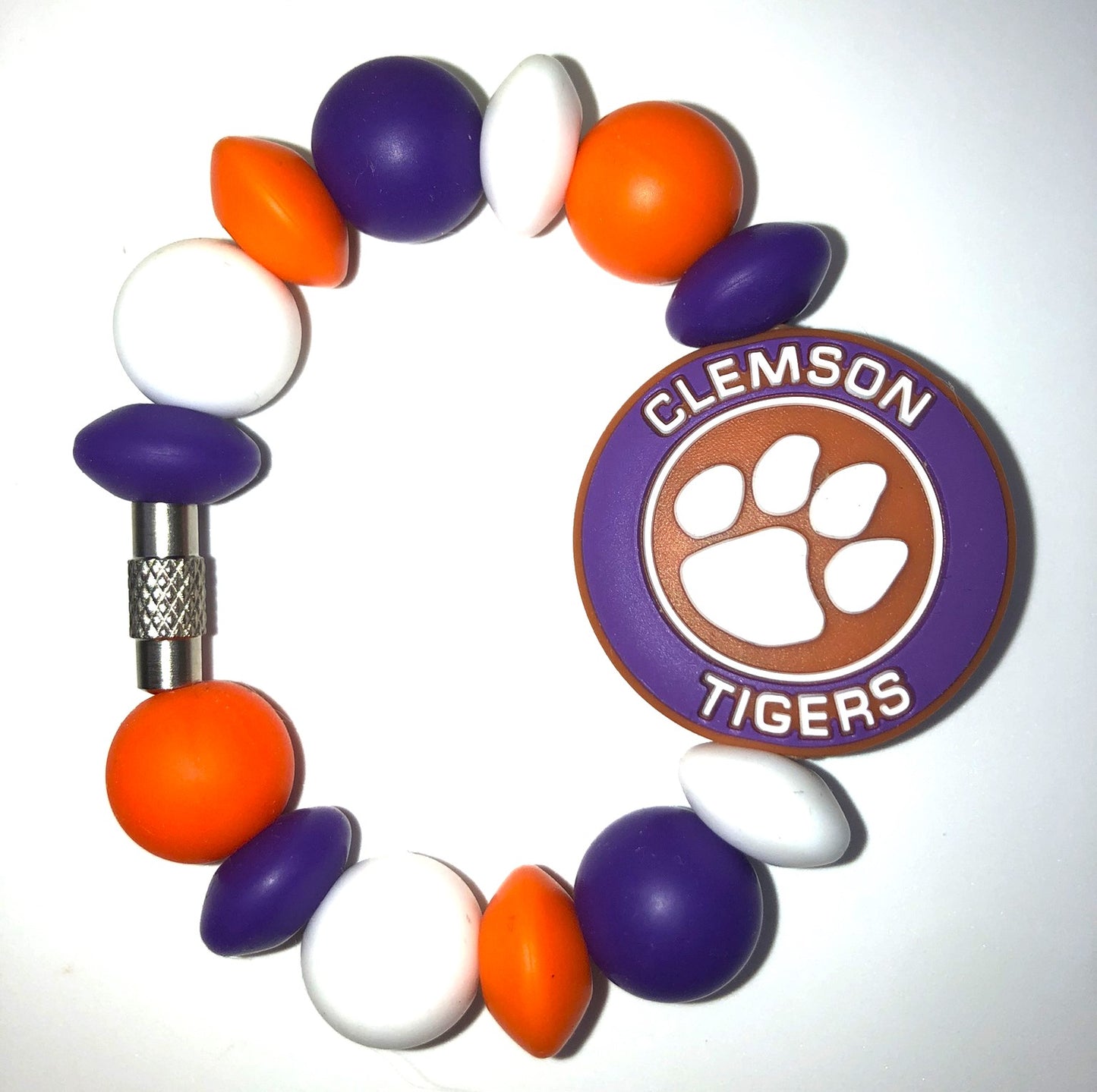 College Football Clemson Tigers Circle Stanley Tumbler Cup Handle Charm