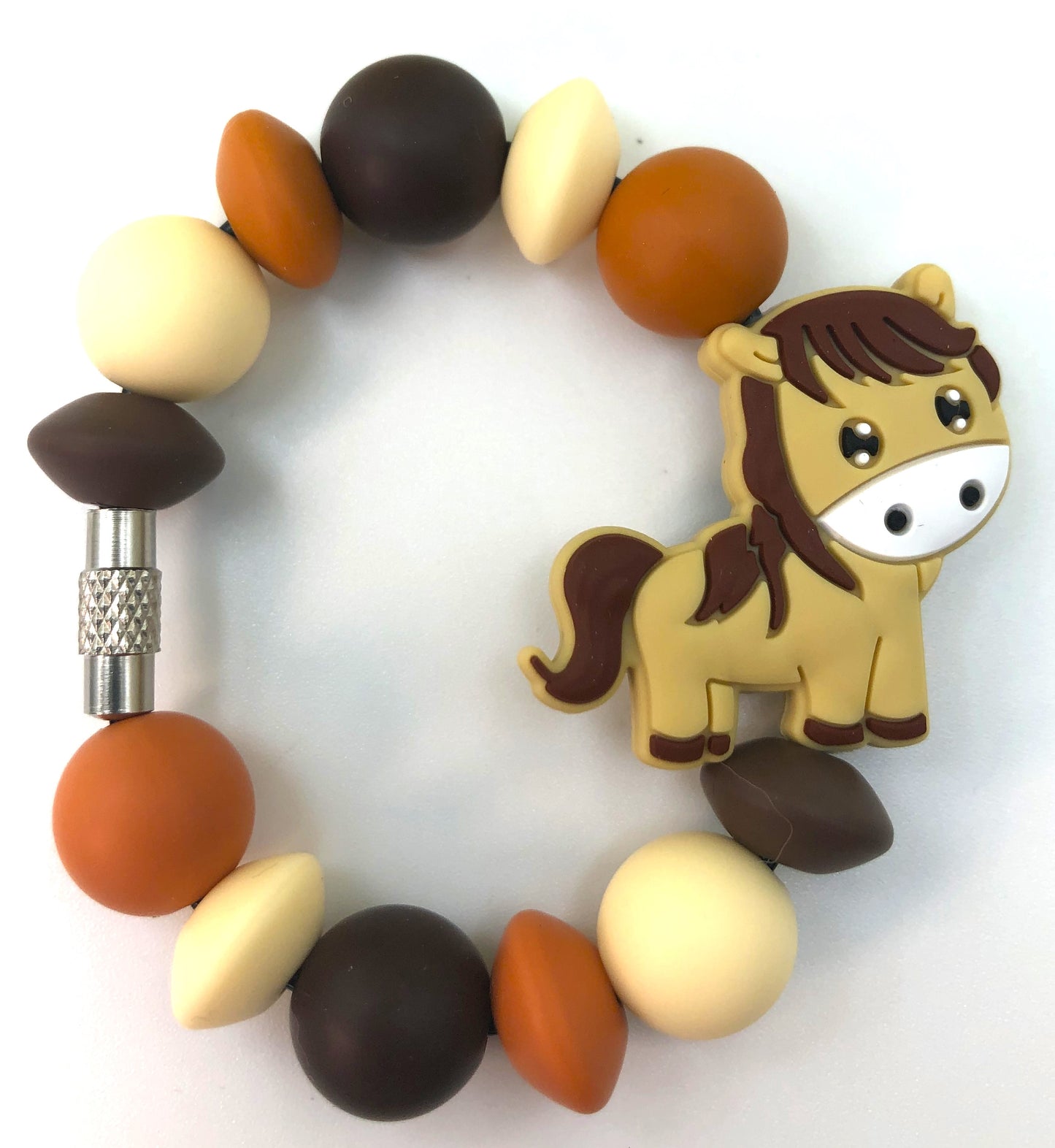 Cute Brown Horse Stanley Tumbler Cup Handle Charm