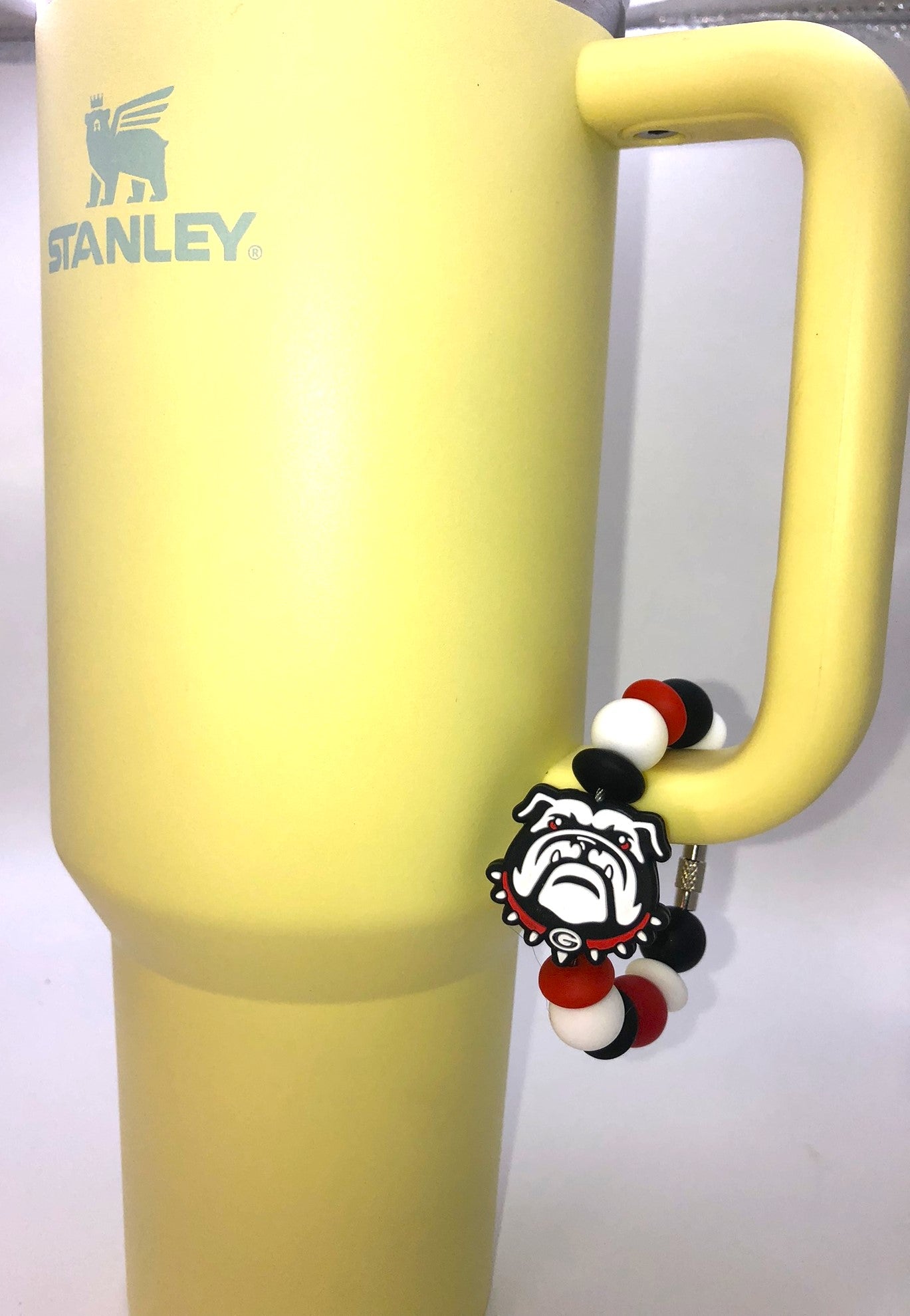 College Football GA Bulldogs Stanley Tumbler Cup Handle Charm