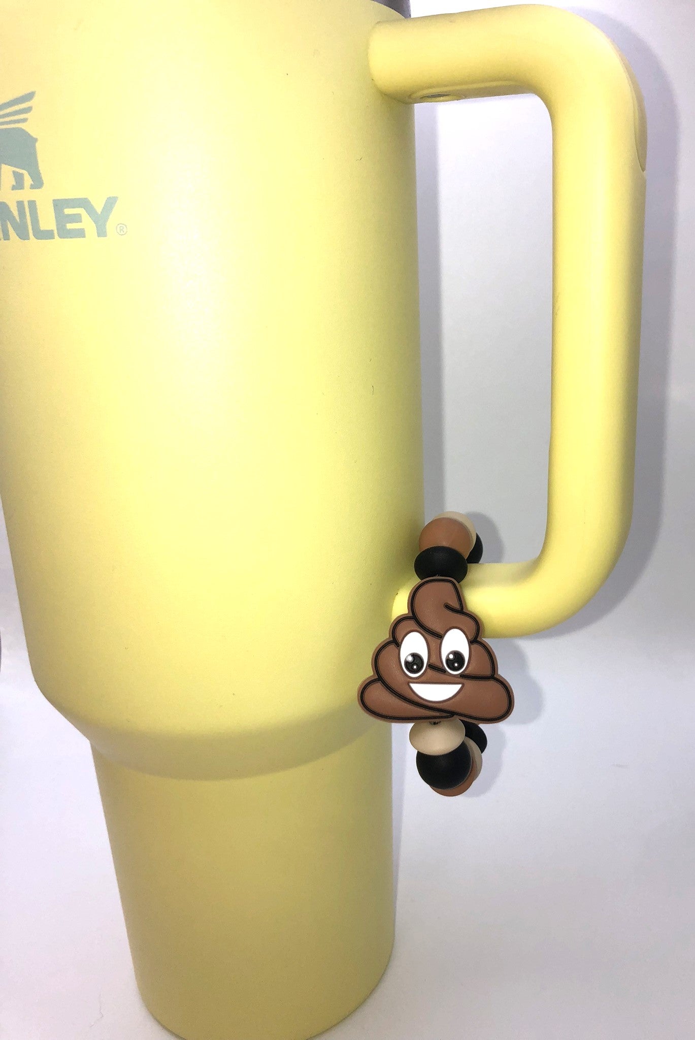 Poop Emoji Stanley Tumbler Cup Handle Charm