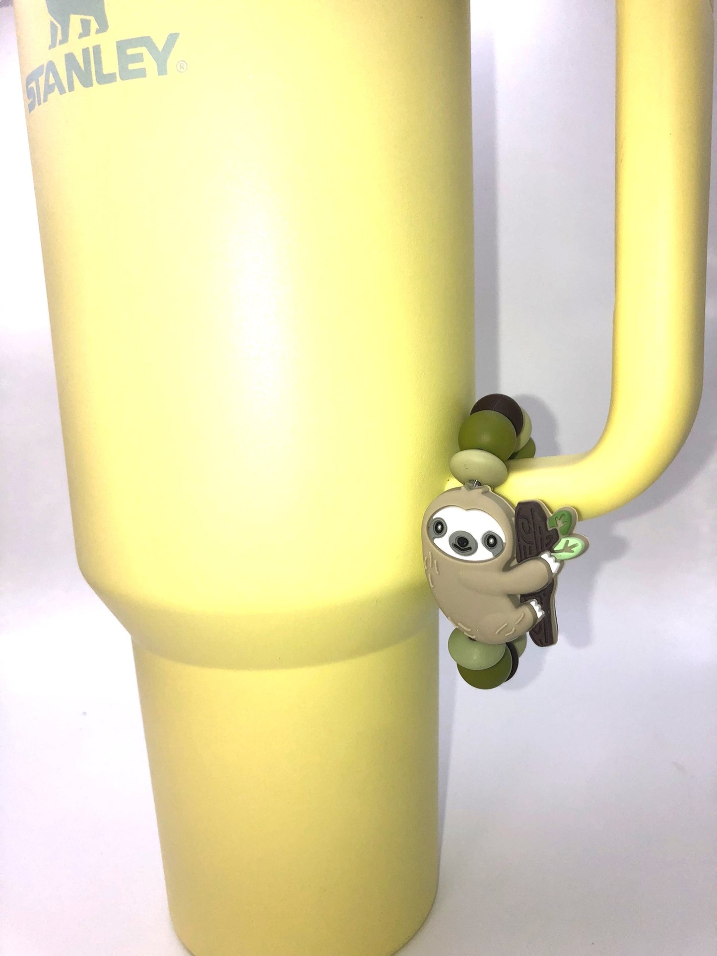 Cute Sloth Stanley Tumbler Cup Handle Charm